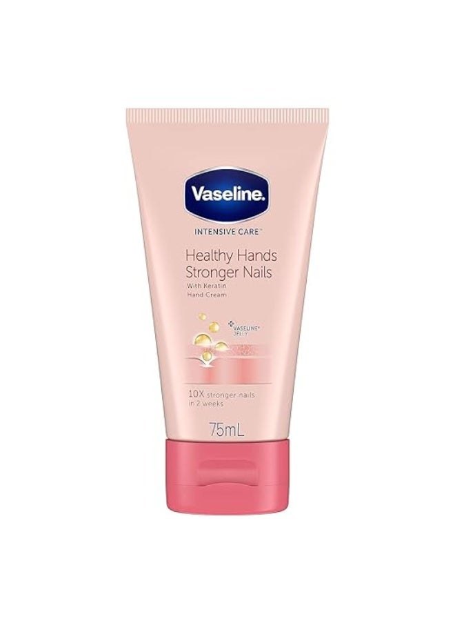 Vaseline Intensive Care Hand Cream for Healthy and Stronger Nails, 75ml - Image 1